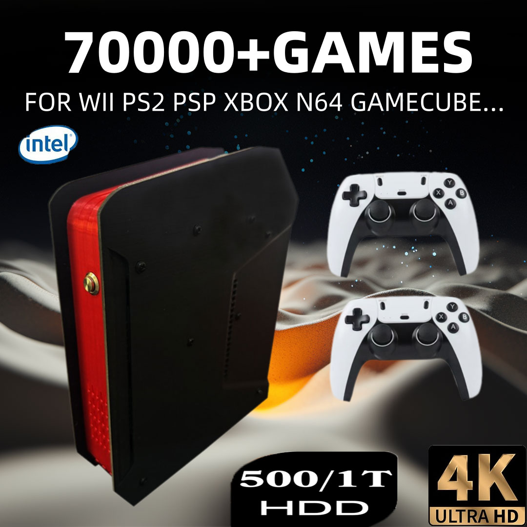 Gaming Accessories For Kids - PS2/PSP/WII/N64/DC/SS 용 1T 듀얼 시스템 및