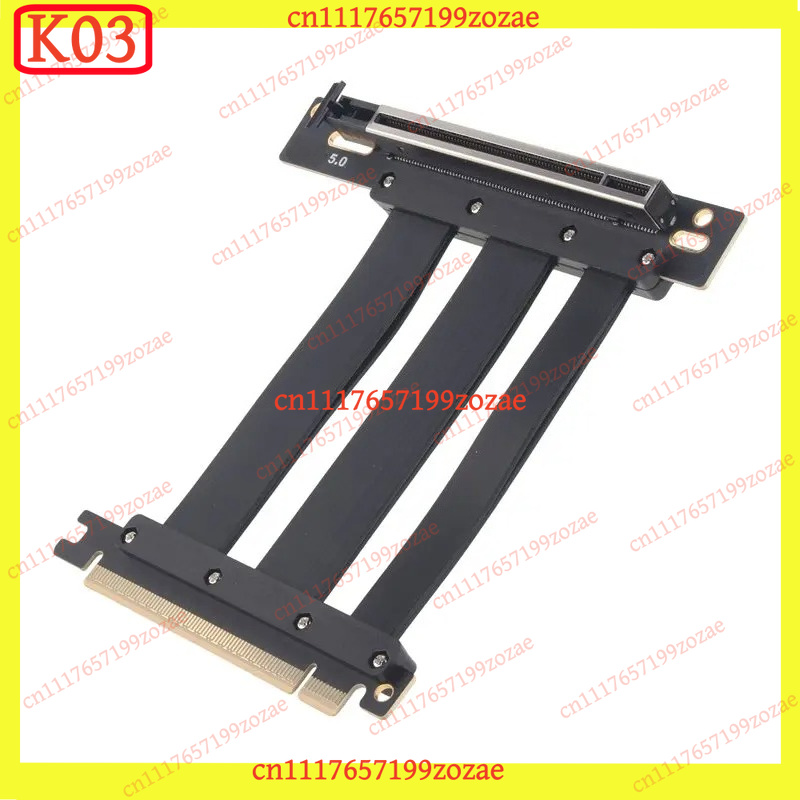 Pcie Extension Cable - K03 PCIe 5.0 X16 90도 슬롯