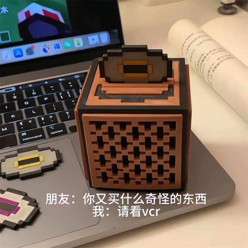 Gaming Accessories Toys - 레드스톤 뮤직 박스 주크박스 픽셀 블록