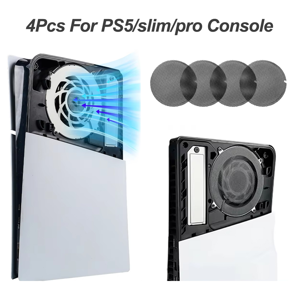 Gaming Zone Accessories - PS5/slim/pro 게임 콘솔용 4개입 먼지 필터
