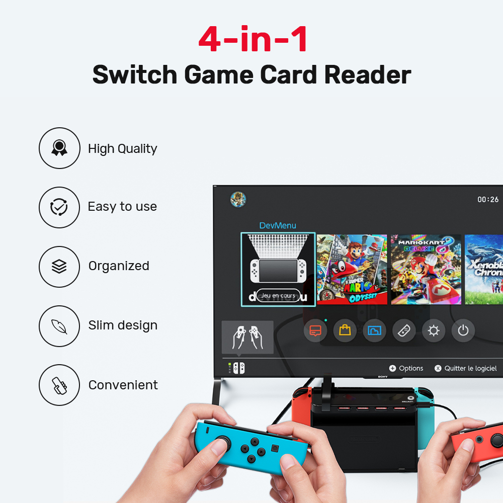 Gaming Accessories Holder - G1002D 휴대용 게임 카드 리더기 (닌텐도