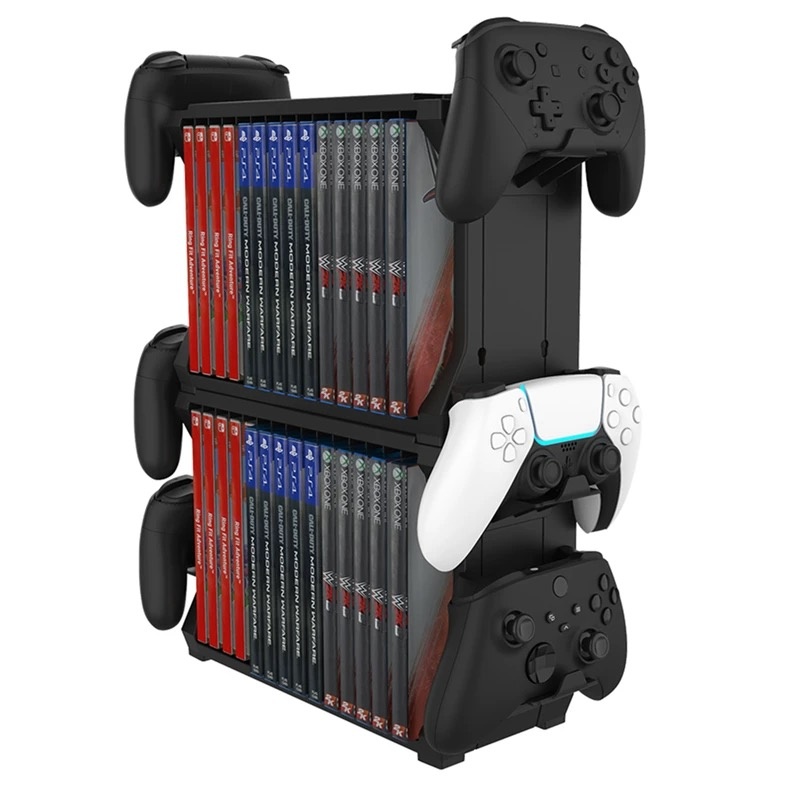 Gaming Accessories Holder - 컨트롤러 홀더가 있는 게임 보관 랙,