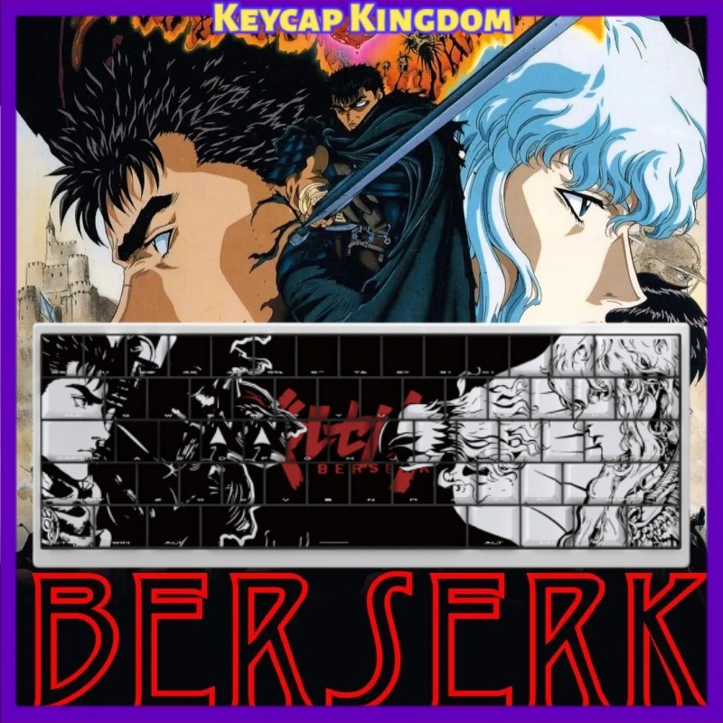 Gaming Accessories Tablet - BERSERK 테마 애니메이션 키캡 98 키