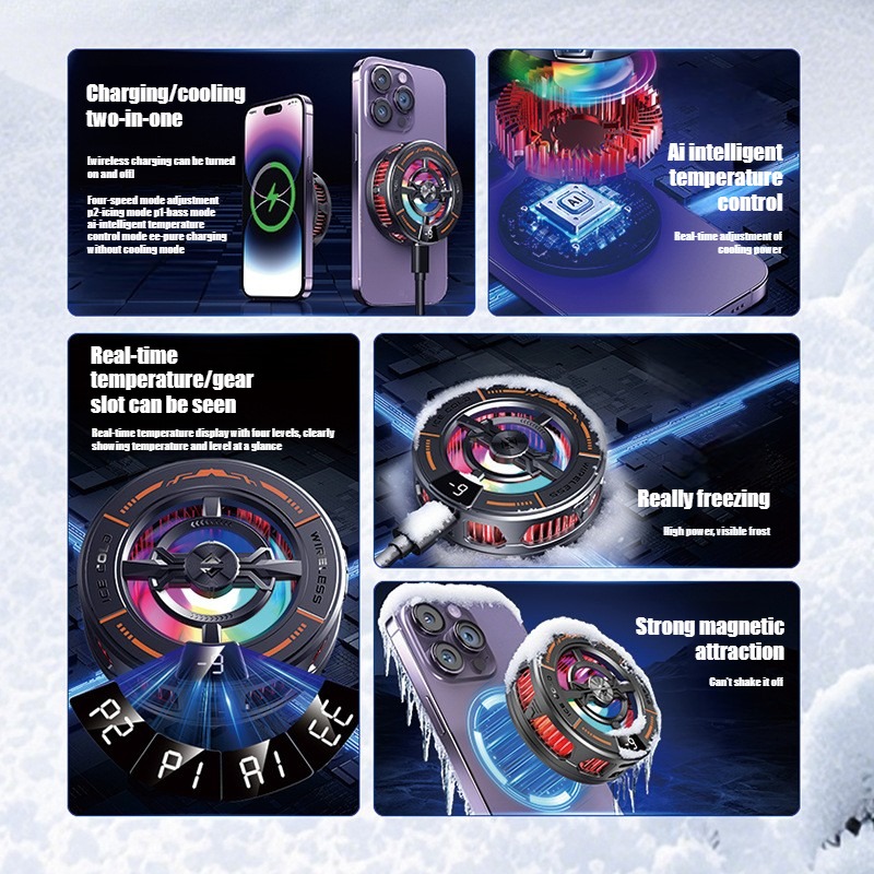 K28 자기 반도체 휴대폰 쿨러(무선 고속 충전기 포함 - Gaming Zone Accessories 리뷰 및 가격