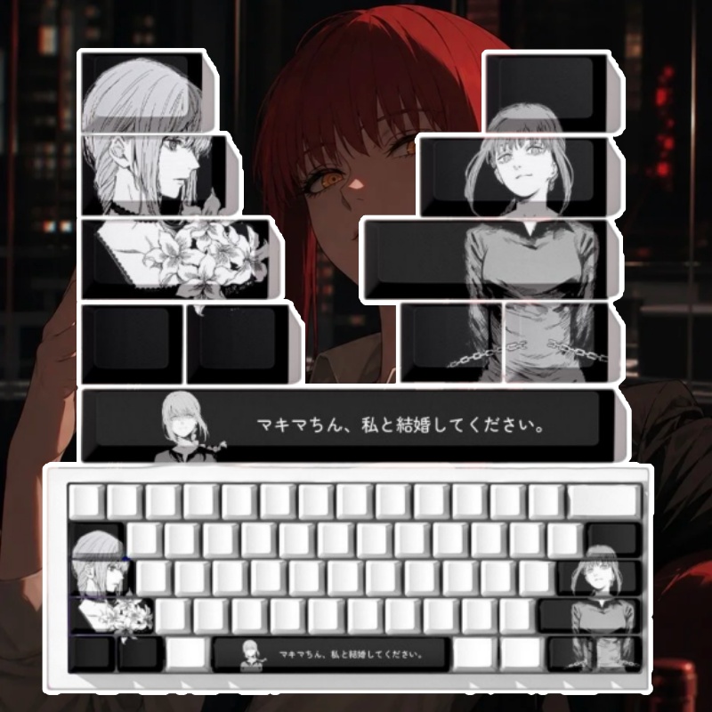 Chainsaw Man Makima 테마 애니메이션 키 - Jjk Gaming Accessories 리뷰 및 가격