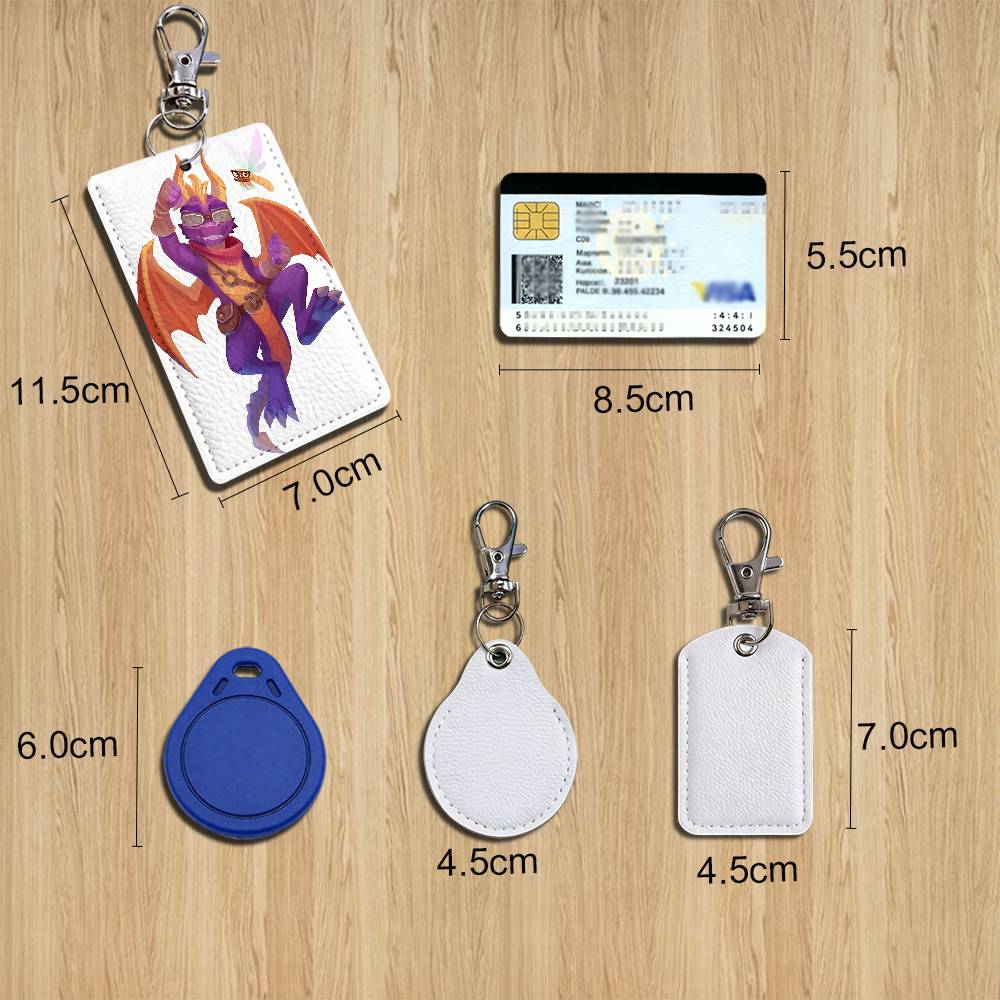 게임 스파이로 더 드래곤 스팍스 가죽 키체인 배지 홀더 - Gaming Accessories Gifts 리뷰 및 가격