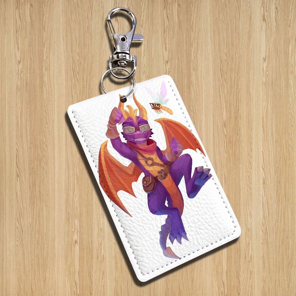 게임 스파이로 더 드래곤 스팍스 가죽 키체인 배지 홀더 - Gaming Accessories Gifts 리뷰 및 가격