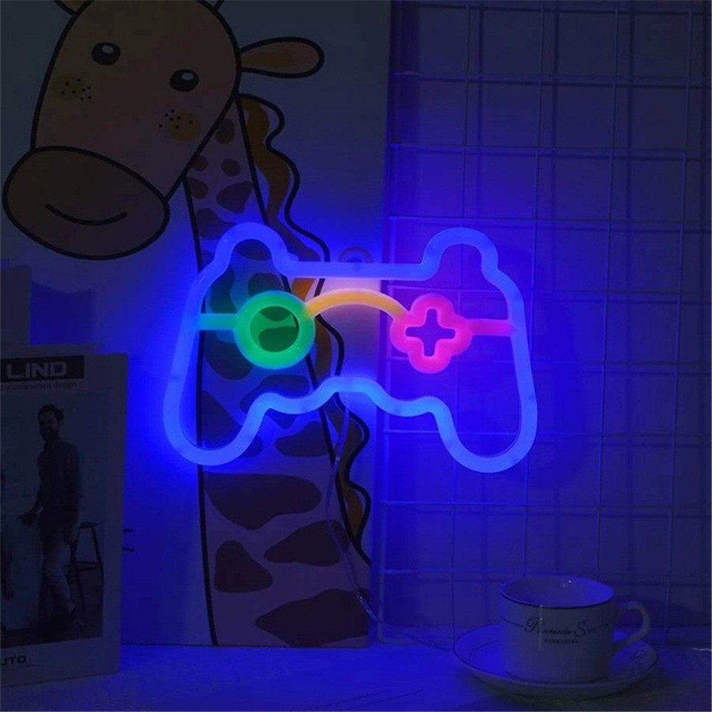게이머 방 장식, 아이들 침실, 벽, 파티, 게임용 책 - Gaming Accessories Led 리뷰 및 가격