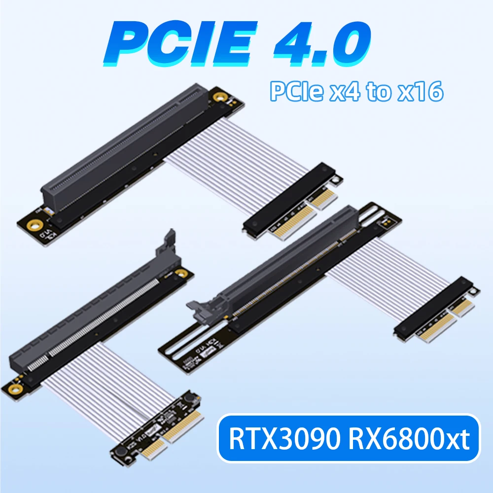 PCI Express 4.0 X4 - X16 RTX30 - Pcie Extension Cable 리뷰 및 가격