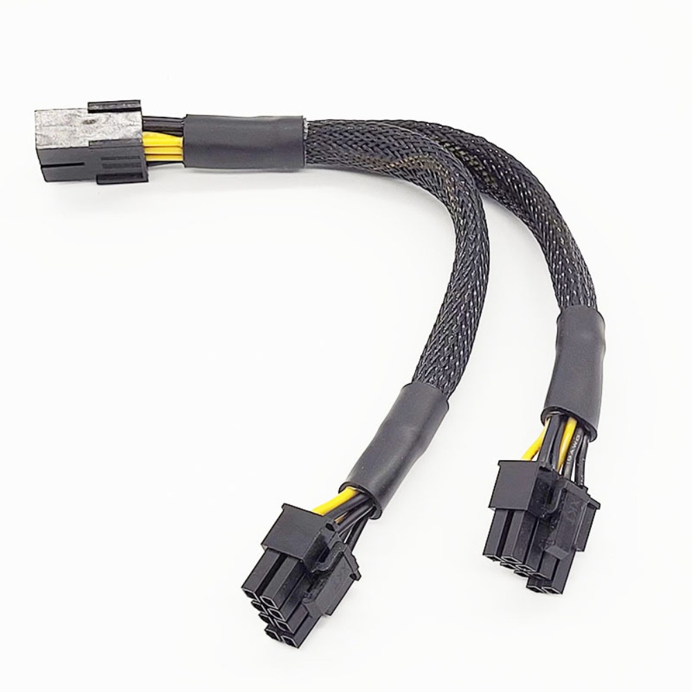 PCIe 8핀 암 커넥터 - 듀얼 8핀 6+2 수 커넥 - Pcie Extension Cable 리뷰 및 가격