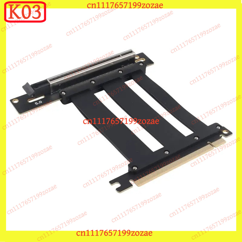 K03 PCIe 5.0 X16 90도 슬롯 라이저 연장 - Pcie Extension Cable 리뷰 및 가격