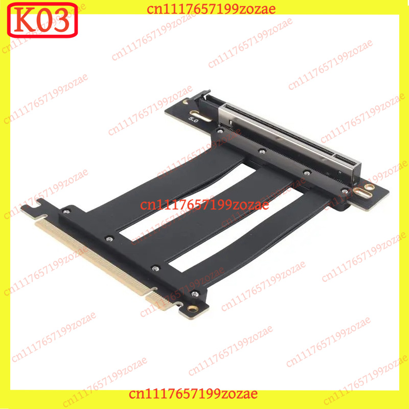 K03 PCIe 5.0 X16 90도 슬롯 라이저 연장 - Pcie Extension Cable 리뷰 및 가격