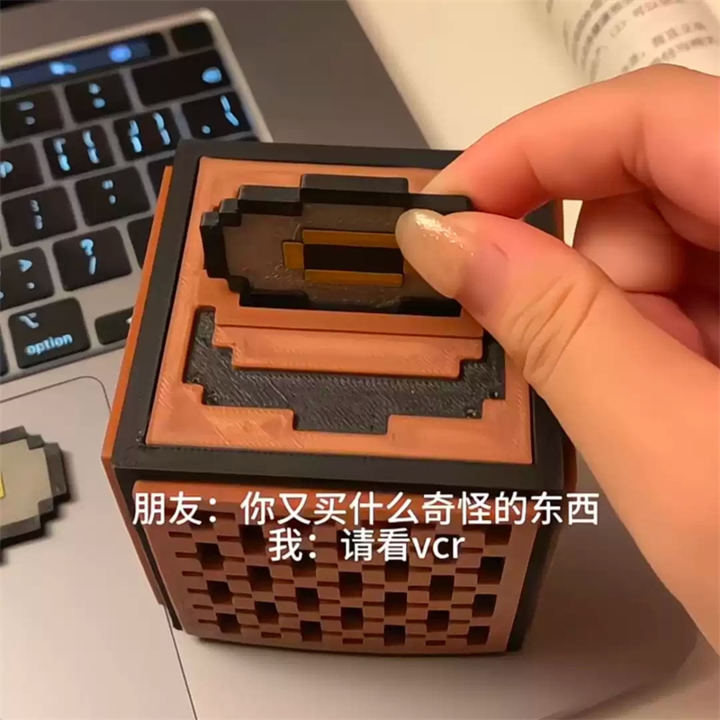 레드스톤 뮤직 박스 주크박스 픽셀 블록 모델 데스크탑  - Gaming Accessories Toys 리뷰 및 가격