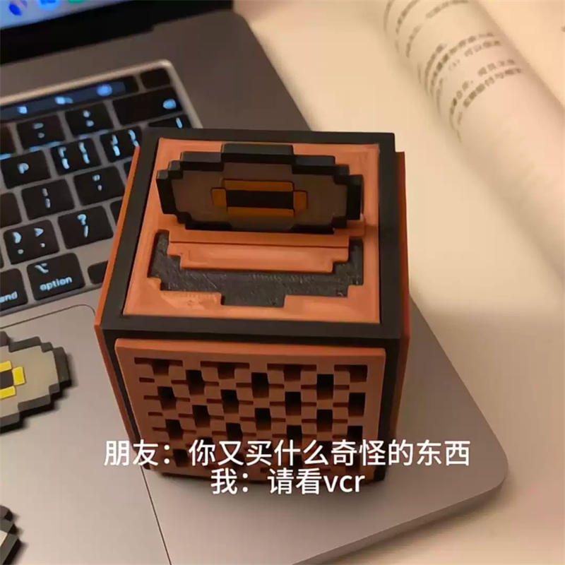 레드스톤 뮤직 박스 주크박스 픽셀 블록 모델 데스크탑  - Gaming Accessories Toys 리뷰 및 가격