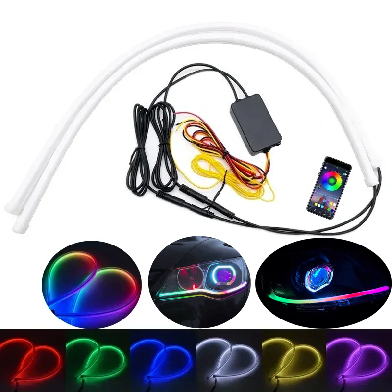 심포니 DRL 자동차 LED 주간 러닝 라이트 APP  - Rgb Hub Sync 리뷰 및 가격