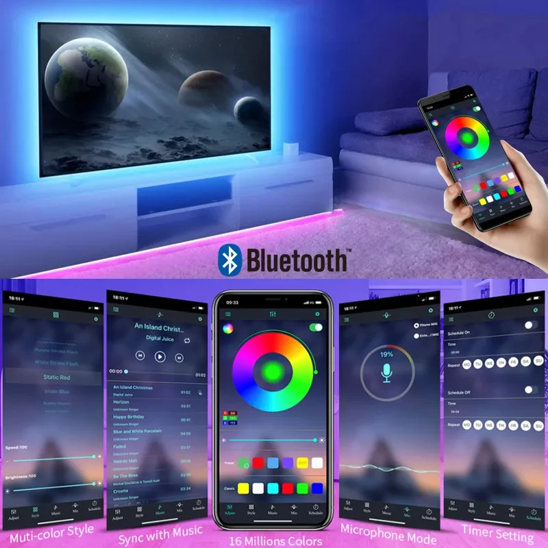 USB LED 스트립 라이트 DC 5V RGB 5050 - Rgb Hub Sync 리뷰 및 가격