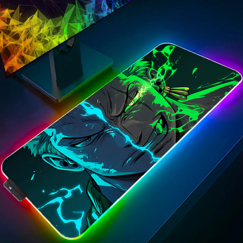 원피스 조로 마우스 패드 RGB 게임 액세서리 Gabi - Gaming Zone Accessories 리뷰 및 가격