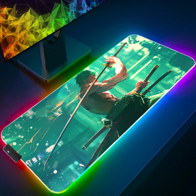 원피스 조로 마우스 패드 RGB 게임 액세서리 Gabi - Gaming Zone Accessories 리뷰 및 가격