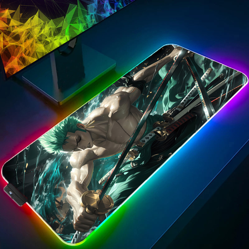 원피스 조로 마우스 패드 RGB 게임 액세서리 Gabi - Gaming Zone Accessories 리뷰 및 가격