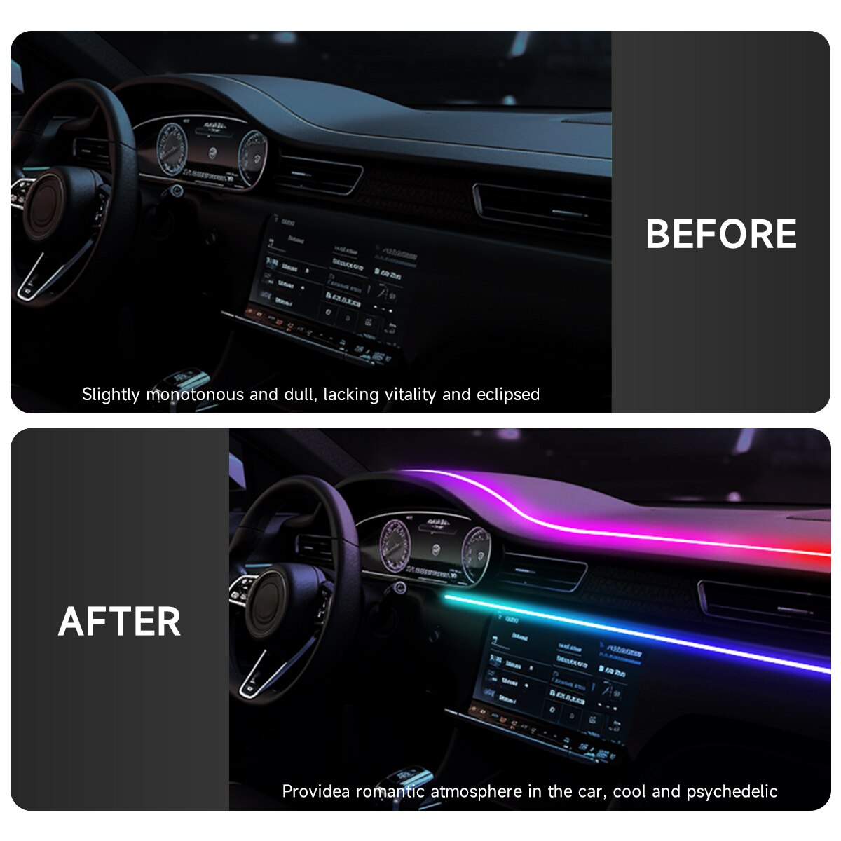 자동차 LED 앰비언트 라이트, USB 64 색 아크릴 - Rgb Hub Sync 리뷰 및 가격