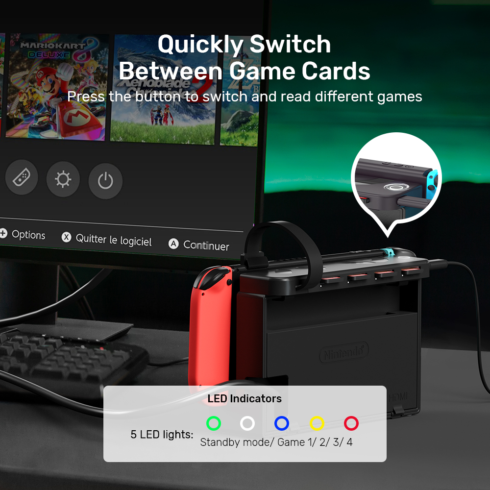 G1002D 휴대용 게임 카드 리더기 (닌텐도 스위치  - Gaming Accessories Holder 리뷰 및 가격