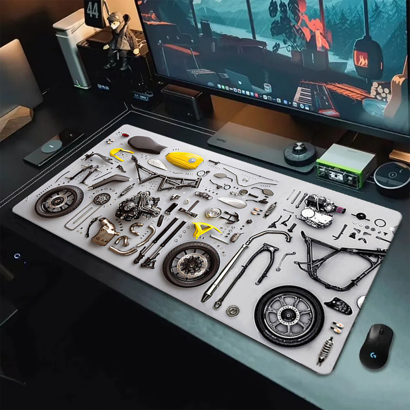 분해도면 고무 마우스 패드 마우스 패드 XXL 게임 액 - Gaming Accessories For Laptop 리뷰 및 가격