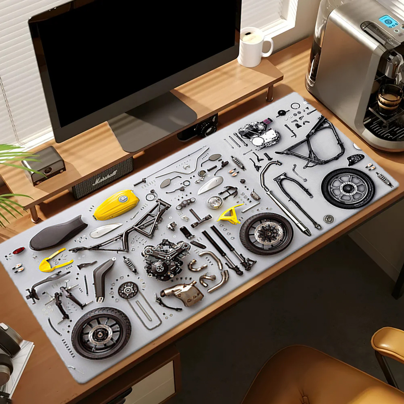 분해도면 고무 마우스 패드 마우스 패드 XXL 게임 액 - Gaming Accessories For Laptop 리뷰 및 가격