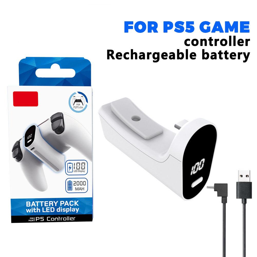PS5 게임 컨트롤러 충전 배터리 2000mAh USB - Gaming Accessories Led 리뷰 및 가격