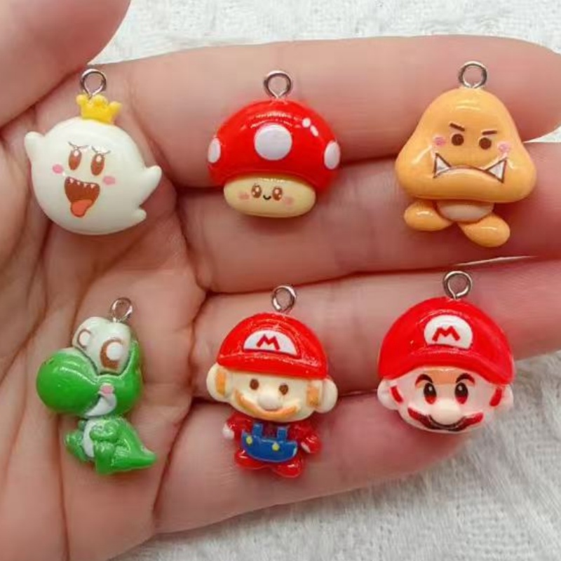 10개 레진 만화 펜던트, DIY 쥬얼리 제작 귀걸이, - Gaming Accessories Gifts 리뷰 및 가격