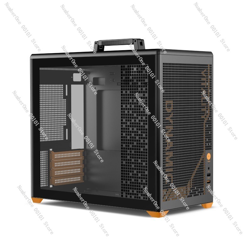 측면 창과 메쉬 패널이 있는 휴대용 MATX 컴퓨터 케 - Case Mesh Panel 리뷰 및 가격