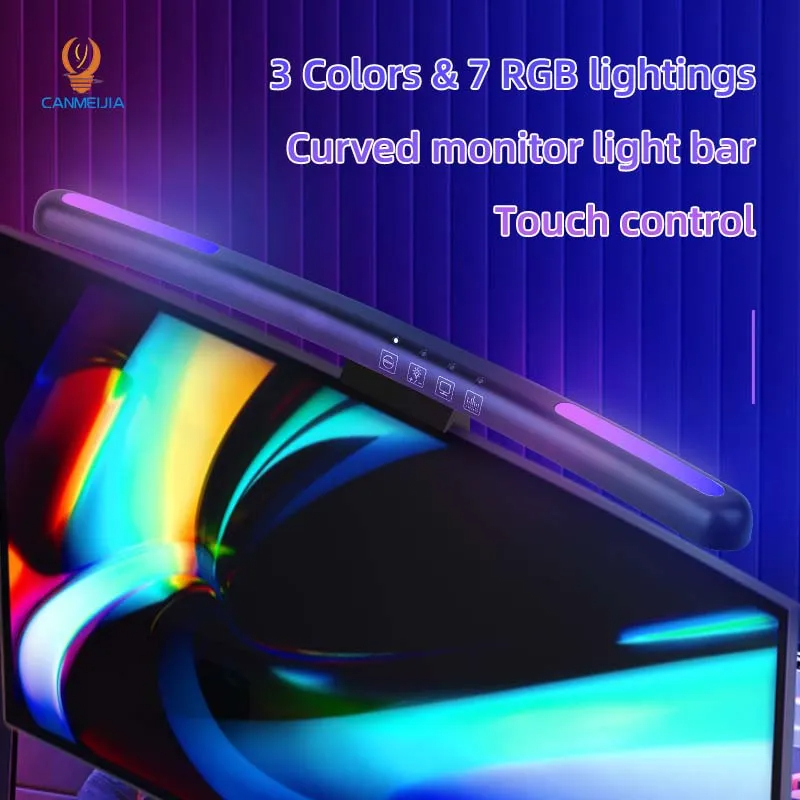 곡선 LED 모니터 라이트 바, USB RGB PC 스 - Gaming Accessories Led 리뷰 및 가격