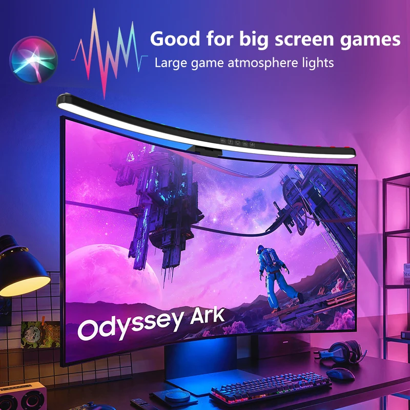 컴퓨터 모니터 라이트 바 RGB 음악 리듬 스크린 행잉 - Gaming Accessories Led 리뷰 및 가격